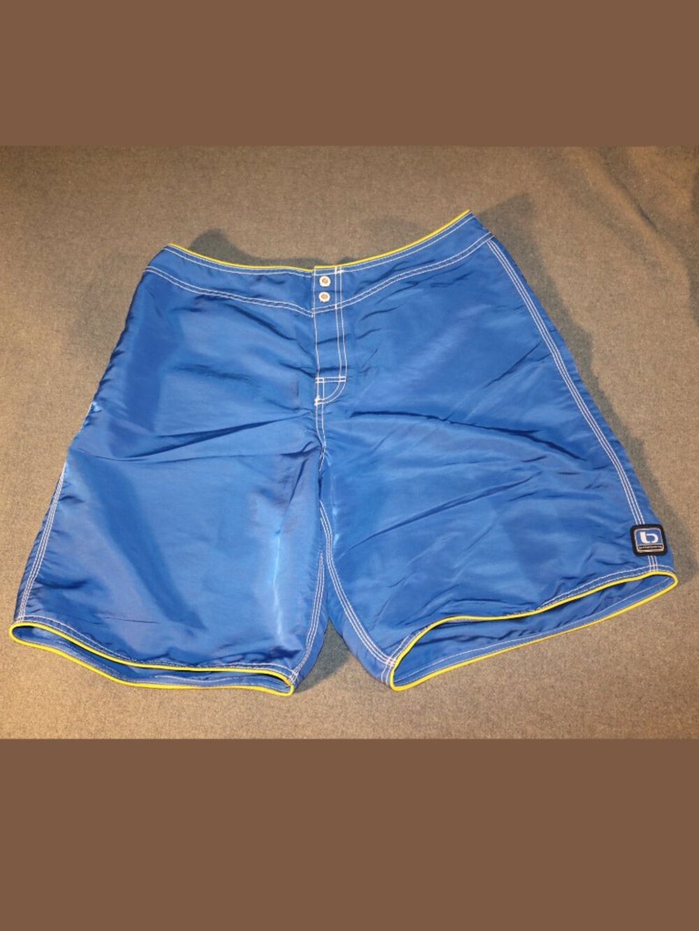 Billabong Board Shorts Mens 36 Blue Surf Swim Trunks Wax Comb Curvy
